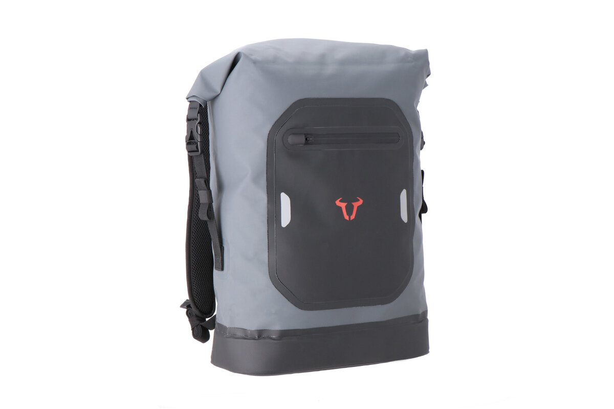 Motorcycle backpack, waterproof 30 litres, grey - SW-MOTECH