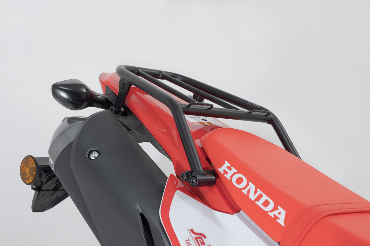 Practical motorcycle luggage rack for the Honda CRF300L
