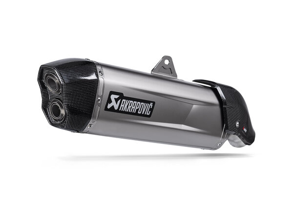 Akrapovic Slip On Abgassystem Silbern. Aprilia Tuareg 660 (22-).