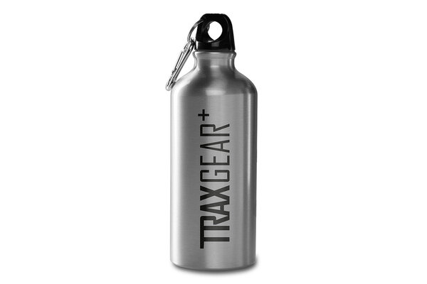 TRAX Flasche 0,6 l. Edelstahl. Silbern.
