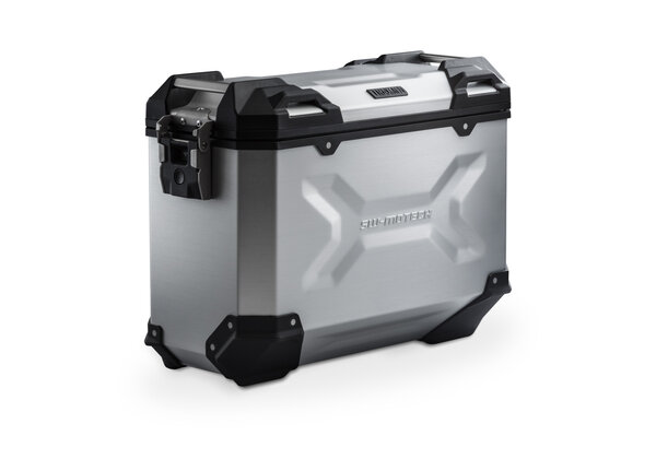 TRAX ADV M Side case. Aluminum. 37 l. Left. Silver.