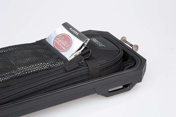 TRAX ADV M/L inner lid bag For TRAX ADV side cases. 5x19x40 cm. Black.