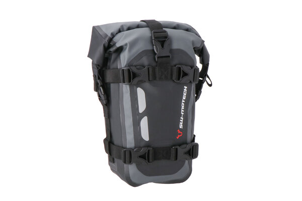 Sacoche de selle Drybag 80 8 l. Gris/Noir. Étanche.