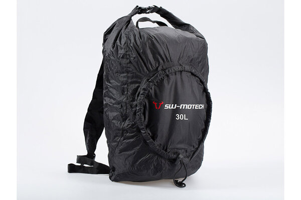 Flexpack backpack 30 l. Black. Water-resistant. Foldable.