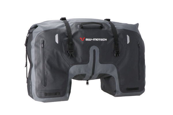 Bolsa trasera Drybag 700 70 l. Impermeable. Gris/Negro.