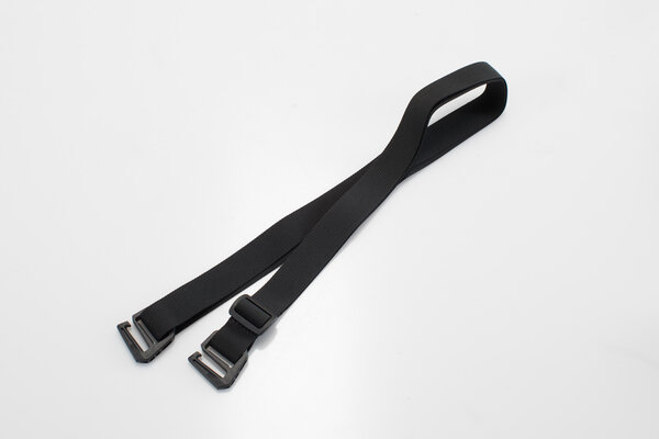 Shoulder strap SysBag Black. Width: 25 mm. 1400 mm long.