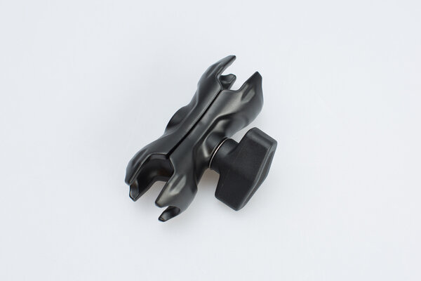 Pivoted socket arm Black. 2.2 Inch / 5.5 cm.