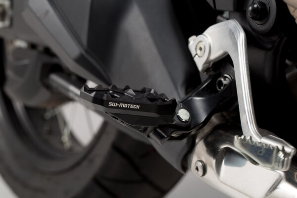 Footrest extension Black. Honda CRF 1000L/Adv Sports, CRF1100L AS.