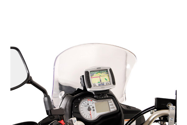 Supporto GPS da cruscotto Nero. Suzuki DL 650 V-Strom (11-16).