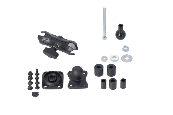 Kit support pour tube de direction avec T-Lock Pour Ø 12,5-25 mm. boule 1", bras, T-Lock.