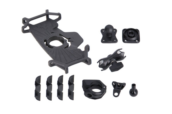 Universal GPS mount kit with T-Lock Smartphone big Incl. 2" socket arm, for handlebar/mirror thread