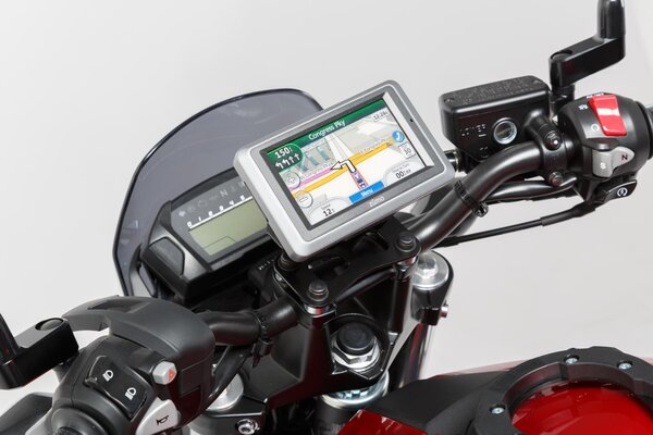GPS mount for handlebar Black. BMW / Honda / Suzuki models.