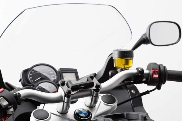 Supporto navigatore per manubrio Nero. BMW F 800 R, F 800 GT, Husqvarna TR 650.