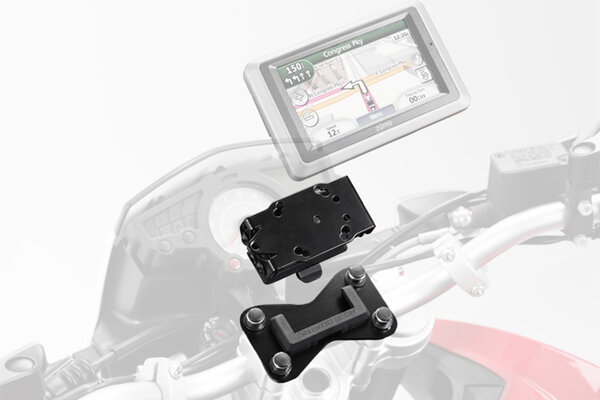 GPS mount for cockpit Black. BMW K 1200 GT (06-08), K 1300 GT (09-11).