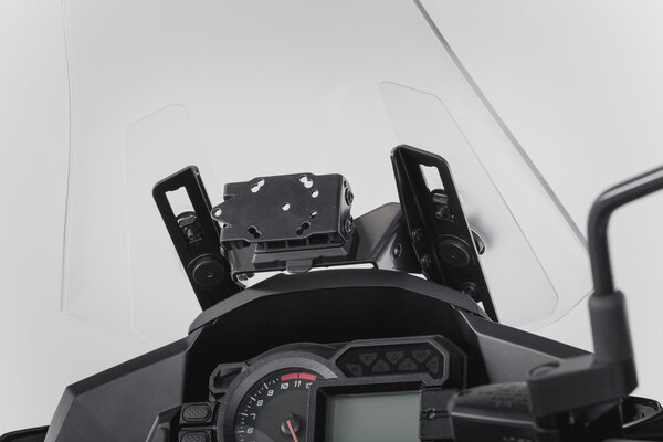 Support GPS pour cockpit Noir. Kawasaki Versys 1000 (15-17).