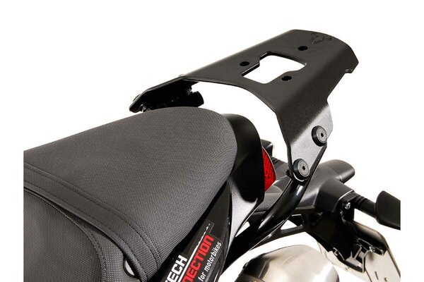 Porte-bagages ALU-RACK Noir. Triumph Speed Triple 1050 (10-15).