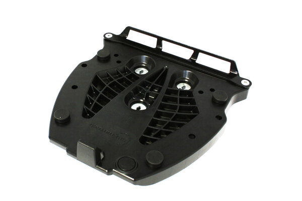 Placa adaptadora QUICK-LOCK Cerradura Givi/Kappa Monolock. Nylon reforz. Negro