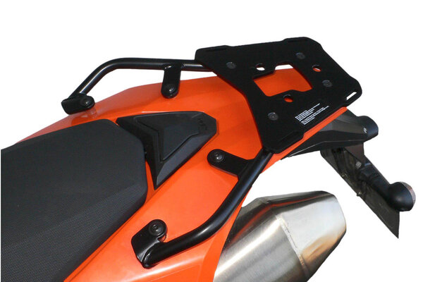 Portapacchi ALU-RACK Nero. KTM LC4 690 Enduro (07-18).