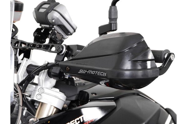 Kit Protège-mains BBSTORM Noir. Spécifique à chaque moto