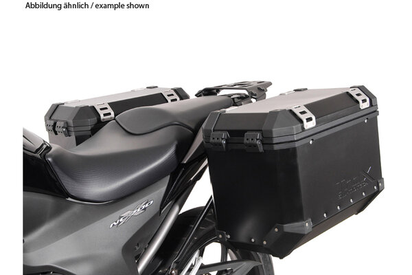 Soportes laterales EVO Negro. Honda NC700S/X (11-14),NC750S/X (14-15).