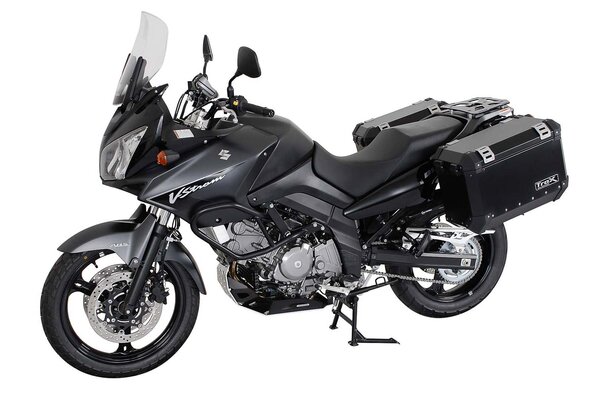 EVO side carriers Black. Suzuki DL 650 V-Strom (04-10).