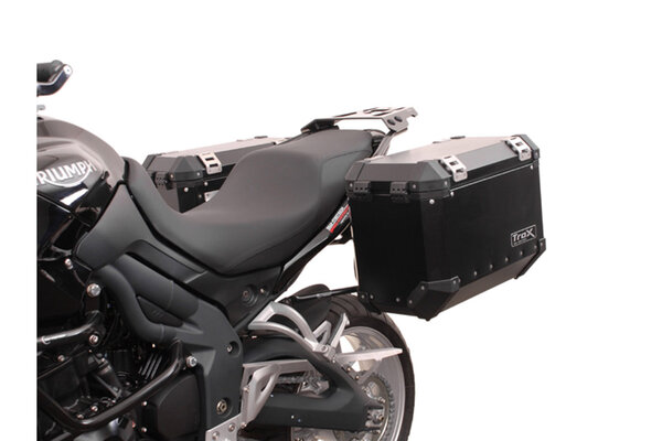 Soportes laterales EVO Negro. Triumph Tiger 1050 (06-12).