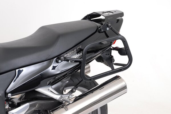 Supports valises EVO Noir. Honda CBR 1100 XX Blackrbird (99-07).