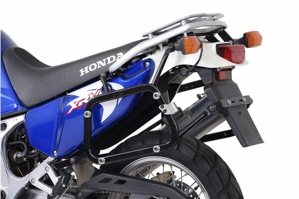 EVO side carriers Black. Honda XRV750 Africa Twin (92-03).