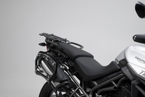 PRO side carrier Black. Triumph Tiger 800 models (10-).