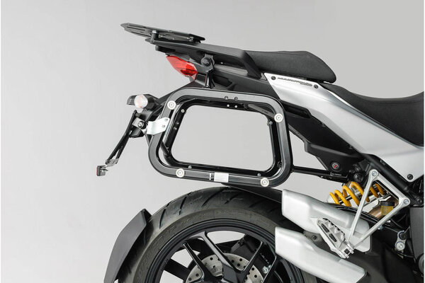 Supports valises EVO Noir. Ducati Multistrada 1200 / S (10-14).