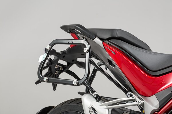 Soportes laterales EVO. B-stock. Negro. Ducati Multistrada 1200 / S (15-).