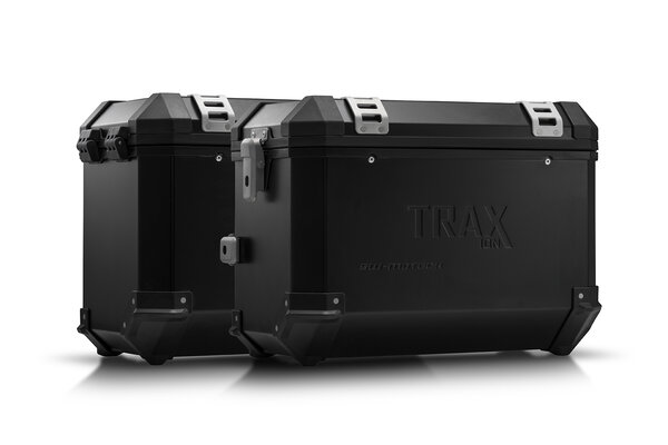 TRAX ION Alukoffer-System Schwarz. 45/45 l. Honda CB500X, CB500F, CBR500R.