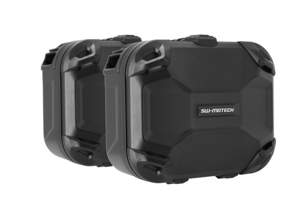Système de valises rigides DUSC Noir. 33/33 L. Kawasaki KLE500/KLE500 SE (26-).