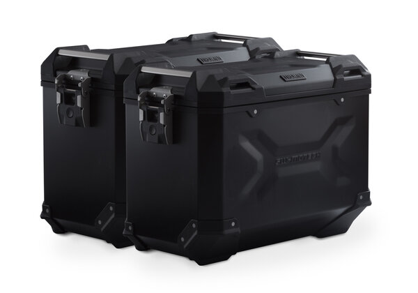 TRAX ADV aluminium case system Black. 45/45 l. Kawasaki Versys 650 (14-).