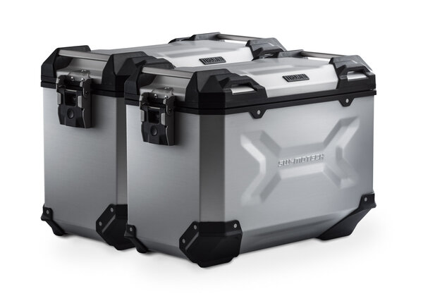 TRAX ADV aluminium case system Silver. 45/45 l. BMW F650GS (-07) / G 650GS (11-).