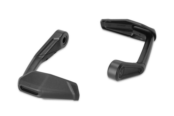 Lever guards with wind protection Black. Kawasaki Z 650 (16-).