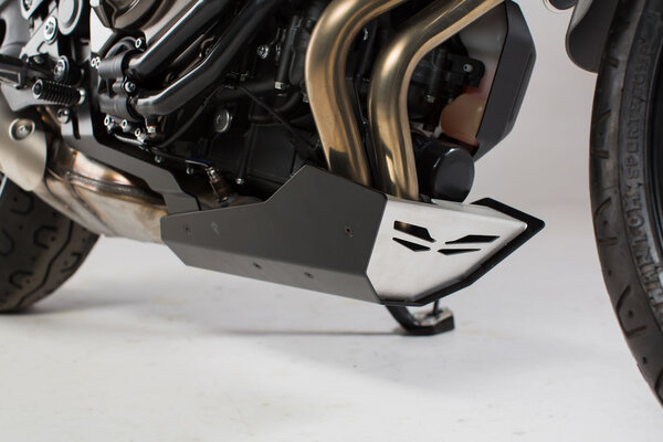 Bugspoiler. B-Ware Schwarz/Silbern. MT07/ MT07 Tracer, XSR700/XT.