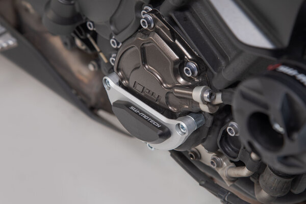 Protection de couvercle de carter moteur Noir/gris. Yamaha MT-10 / SP (16-).