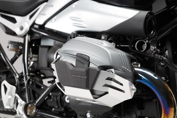 Cylinder guard Silver. BMW R1200 R / GS / Adv, R nineT.