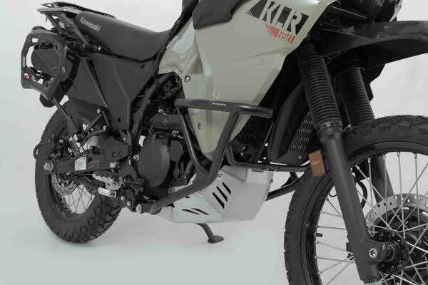 Motorschutz Silbern. Kawasaki KLR 650 (08-).