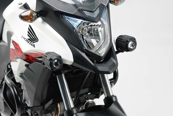 Supports pour feux additionnels Noir. Honda CB500X (13-18).