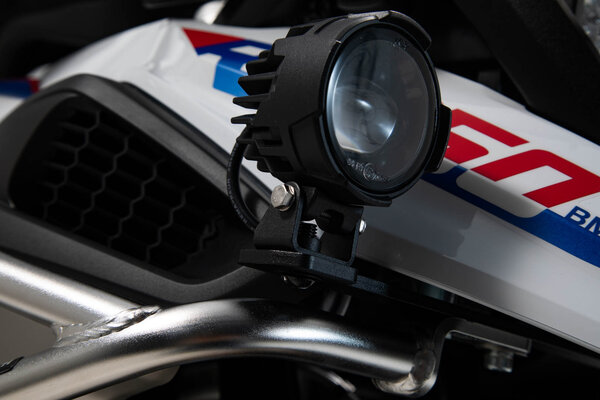 Soportes para luces Negro. BMW R 1200 GS (12-18), R 1250 GS (18-).