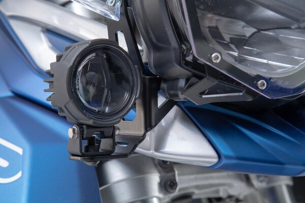 Light mounts Black. Triumph Tiger 800 models (10-).