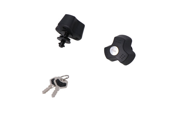 Dispositivo antirrobo para soportes laterales EVO QUICK-LOCK. Juego de 2 cerraduras y llaves.