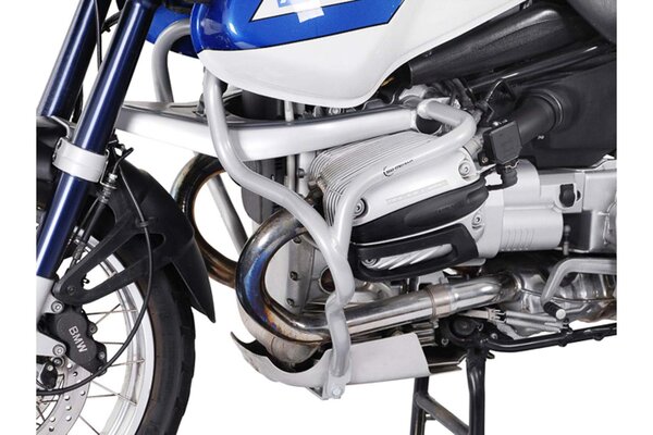 Barra di protezione motore Argento. BMW R 1150 GS (99-04).