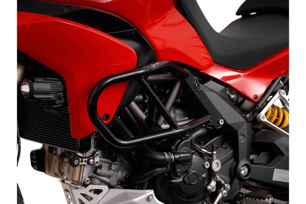 Protecciones laterales de motor Negro. Ducati Multistrada 1200 / S (10-14).