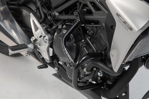 Protecciones laterales de motor Negro. Honda CB300R (18-).