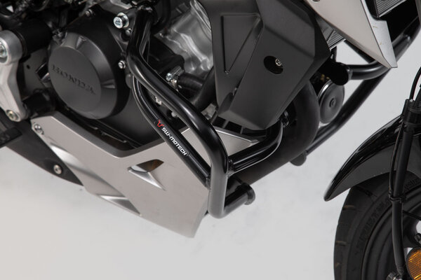 Protecciones laterales de motor Negro. Honda CB125R (17-20).