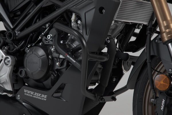 Protecciones laterales de motor Negro. Honda CB125R (20-).