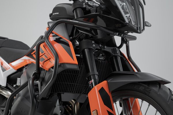 Protecciones superiores de motor Negro. KTM 790 Adv/R (19-21), 890 Adv/R (20-22).